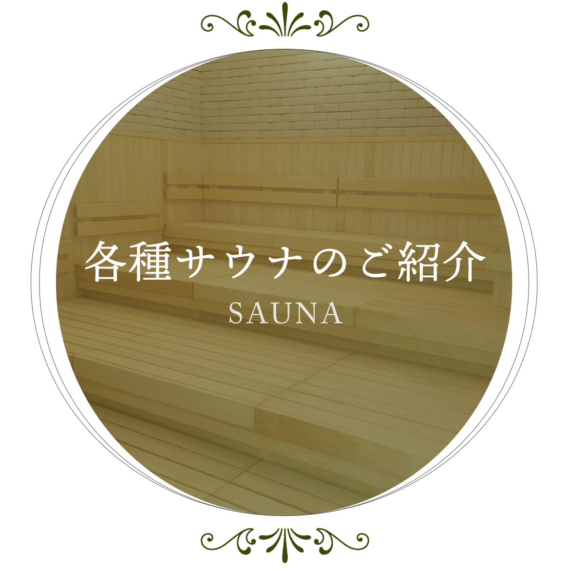 各種サウナのご紹介　SAUNA